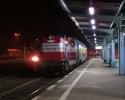 SU42-536 z wagonem za szynobus do Leszna, czeka na godzin odjazdu z Ostrowa Wielkopolskiego