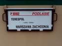 Terespol - Warszawa Zachodnia.